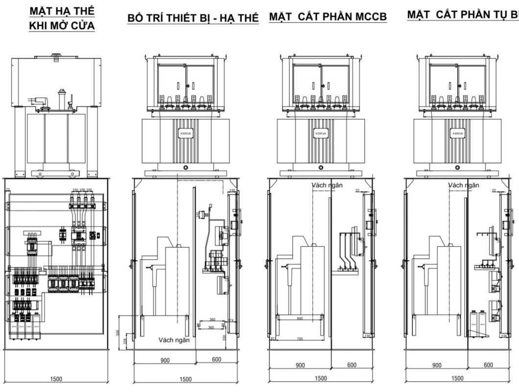 Giới thiệu sản phẩm: Trụ đỡ máy biến áp đôi 1 ban ve thiet bi bo tri tru do may bien ap
