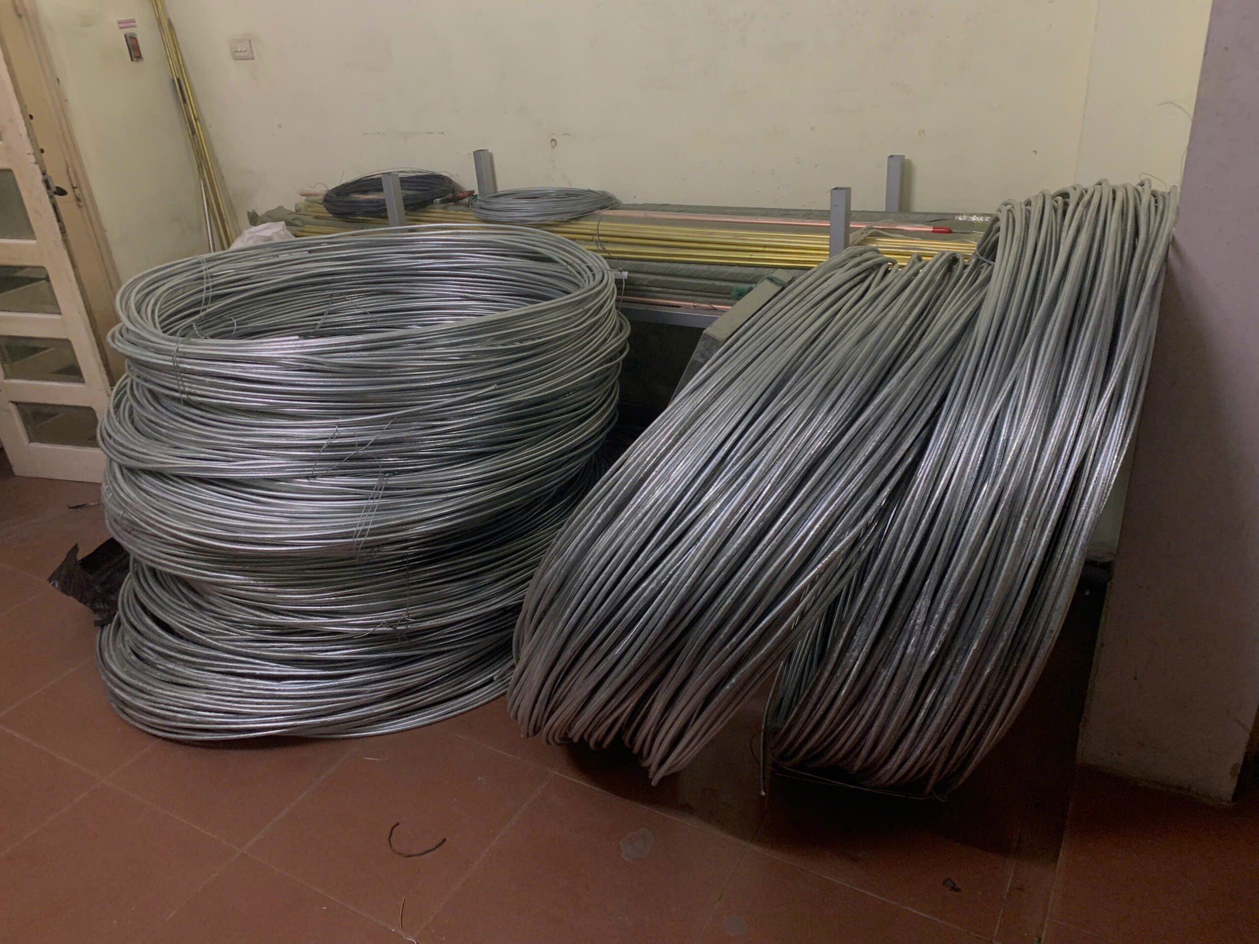 Dây tiếp địa thép đen 1 Dây tiếp địa thép đen